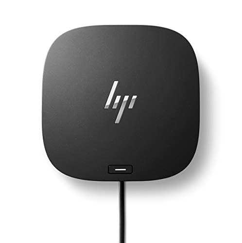 HP USB-C Dock G5-11-in-1 Adapter for Both USB-C and Thunderbolt-Enabled Laptops, PCs, & Notebooks - for Charging, Networking, or Data Transfers - Great for Secure & Remote Management,Black