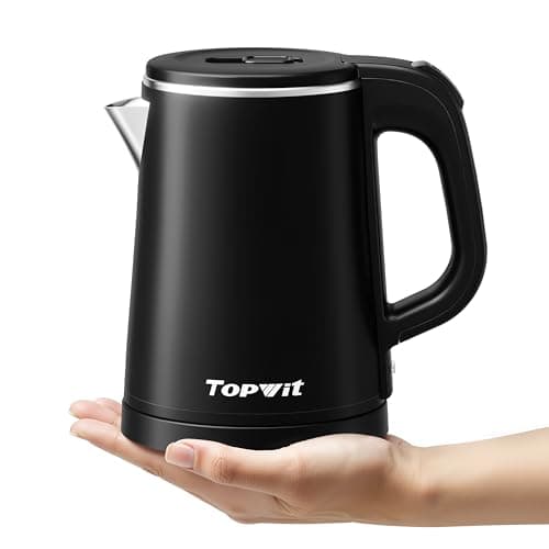 0.8L Small Electric Kettle, Portable Travel Kettle Stainless Steel - 800W Fast Boiling, Auto Shut-Off & Boil-Dry Protection, Tea Kettle for Home, Office, Business Trip, Hotel, Dorm