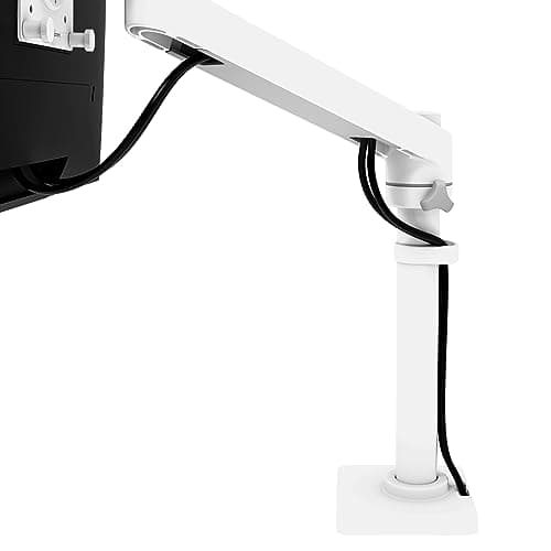 Ergotron – NX Single Monitor Arm, VESA Desk Mount – for Monitors Up to 34 Inches, 0 to 18 lbs – White 9