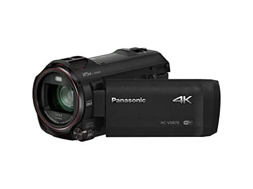 Panasonic HC-VX870K 4K Ultra HD Camcorder, Twin Video (PIP) WiFi from Smartphone Capture Feature (Black) 7