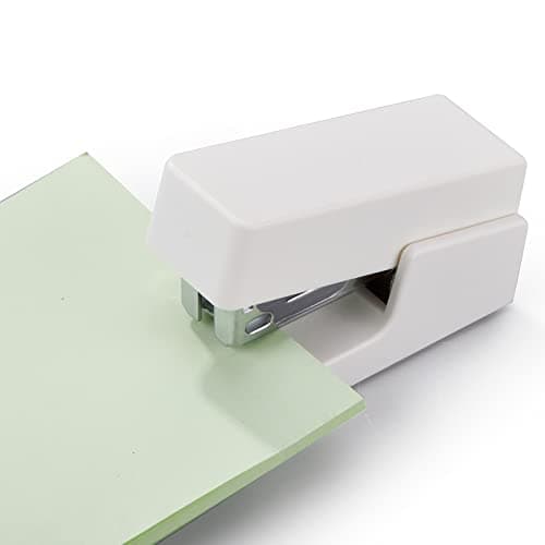 Gevanchi Mini Stapler, 20 Sheet Office Desktop Stapler with 640 Standard Staples and A Staple Remover, White 6