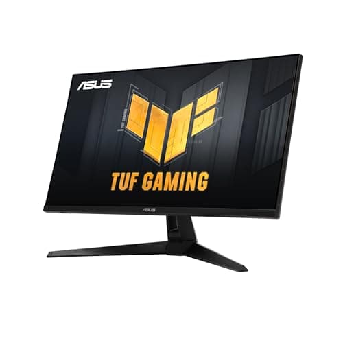 ASUS TUF Gaming 27” 1440P HDR Monitor (VG27AQ3A) – QHD (2560 x 1440), 180Hz, 1ms, Fast IPS, 130% sRGB, Extreme Low Motion Blur Sync, Speakers, Freesync Premium, G-SYNC Compatible, HDMI, DisplayPort 9