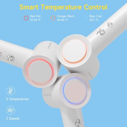 Professional Hair Dryer - 130000 RPM High Speed Brushless Motor Negative Ionic Blow Dryer for Fast Drying, Low Noise Thermo-Control Hairdryer with Magnetic Diffuser & Nozzle for Women for Home Travel 5