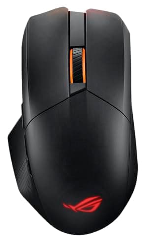 ASUS ROG Chakram X Origin Wireless Gaming Mouse – MMO/MOBA Design, Detachable Joystick, 11 Programmable Buttons Right-Handed, 123g, Tri-Mode Connectivity, 36K DPI, up to 150Hr Battery, PC/Mac Support