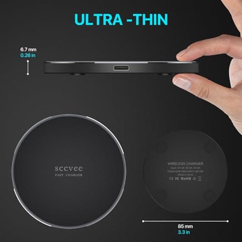 20W Wireless Charger, Wireless Charging pad Wireless Phone Charger Compatible with iPhone 12/13/14/15/16, Charging Station Compatible with Samsung Galaxy S21/S22/S23/S24,Google Pixel,LG,and More 6