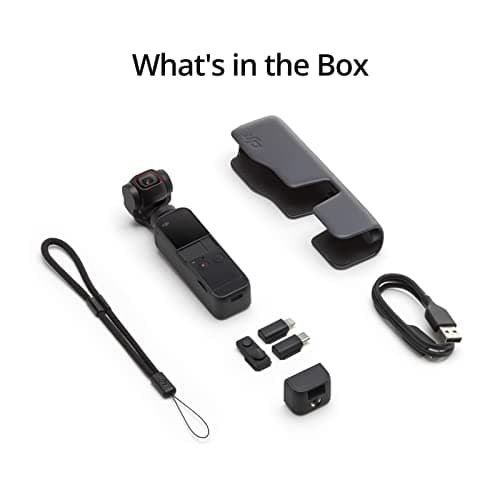 DJI Pocket 2 - Handheld 3-Axis Gimbal Stabilizer with 4K Camera, 1/1.7” CMOS, 64MP Photo, Pocket-Sized, ActiveTrack 3.0, Glamour Effects, YouTube TikTok Video Vlog, for Android and iPhone, Black 5