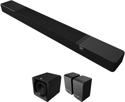 Klipsch FLEXUS-200-SOUNDBAR 3.1.2 Sound System Soundbar with a Klipsch FLEXUS-10-SUB 10" Driver Quick Wireless Connect Subwoofer and Klipsch Flexus-Surround 3" Full Range Driver Speakers (2024)