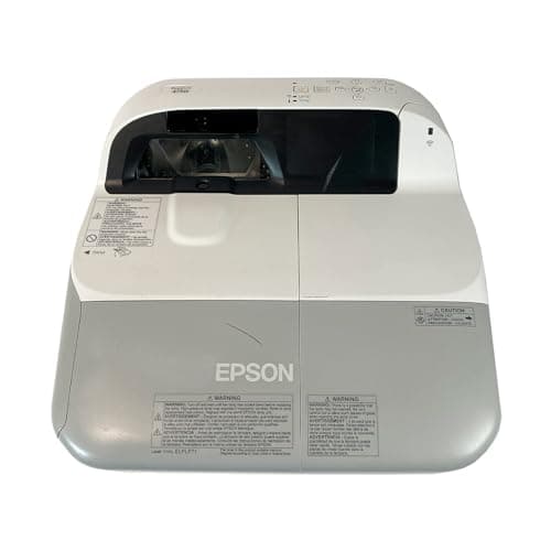 Epson PowerLite 475W 3LCD Projector Ultra Short Throw, Bundle HDMI Cable, Power Cable, Remote Control (Renewed) 2