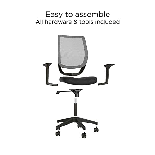 Staples Ergonomic Task Chair, Mesh, Ergonomic, Adjustable Height, Swivel 8