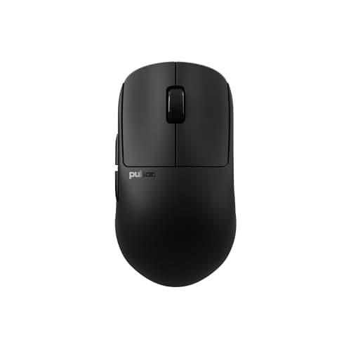 Pulsar Gaming Gears X2H Crazylight Wireless Gaming Mouse, Ultra Lightweight 1.30 oz (37g), Optical Switch, 32000 DPI, 750 IPS, XS-1 Sensor, 8k Compatible (Jet Black)