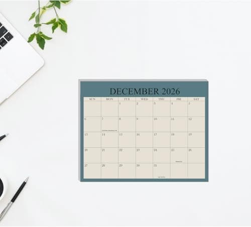 2026-2027 Magnetic Fridge Calendar - January 2026 Until June 2027 - The Perfect Monthly Refrigerator Calendar With Minimal Designs for Organizing, 8.5" x 11", Cyan 6