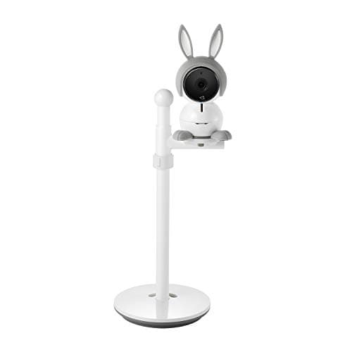 Arlo Baby Monitor | Smart Wi-Fi Baby Camera with Table/Wall Stand | 1080P HD with 2-Way Audio, Night Vision, Air Sensors, Lullaby Player, Night Light, Compatible with Alexa, HomeKit | ABK1000, White