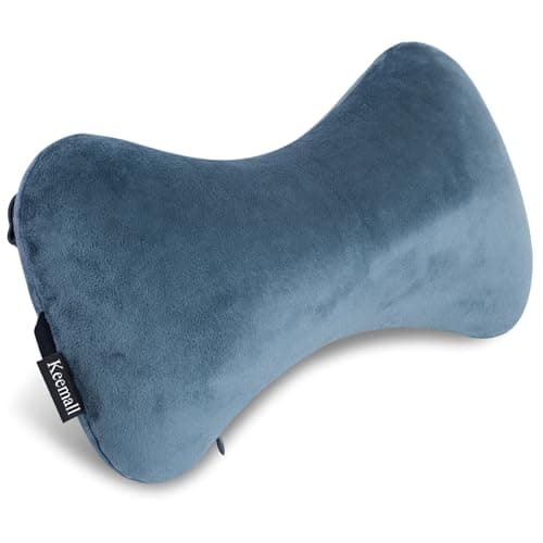 Keemall Inflatable Car Neck Pillow Driving , Blow Up Car Headrest Pillow for Car, Inflatable Travel Pillow for Camping, Neck Support for Office Chair - Adjustable Softness