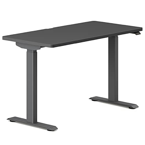 Branch Duo Standing Desk 36 Inches - Adjustable Standing Desk with 20” Range - OLED Control Panel - Frameless Design & Compact Size Suitable for Many Spaces - Charcoal Base - Charcoal Top