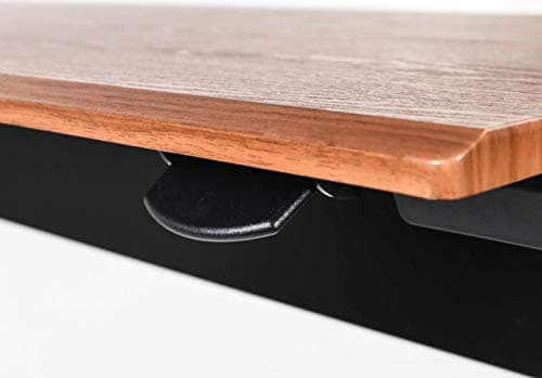 Stand Up Desk Store Pneumatic Adjustable Height Standing Desk Computer Workstation (Black Frame/Teak Top, 48" Wide) 6