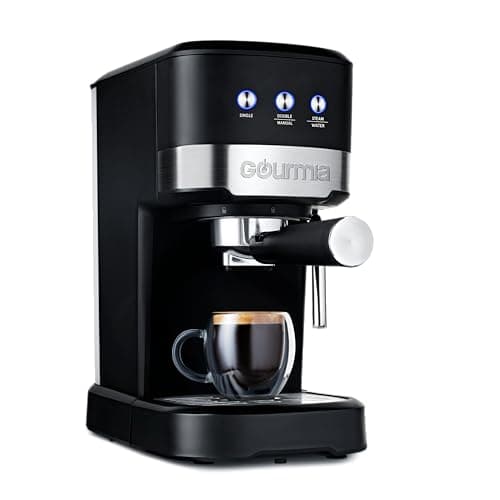 Gourmia 15-Bar Espresso Maker with Powerful Frothing Wand with 1.2L Removable Water Reservoir, Black 6