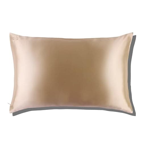 slip The Original Queen Pure Silk Pillow Case - 100% Pure 22 Momme Mulberry Silk - Queen Size Standard Pillow Case - Anti-Aging, Anti-BedHead, Anti-Sleep Crease, Caramel (20" x 30")
