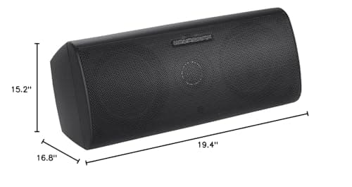 Monoprice 5.1 Channel Home Theater Satellite Speakers And Subwoofer - Black 7