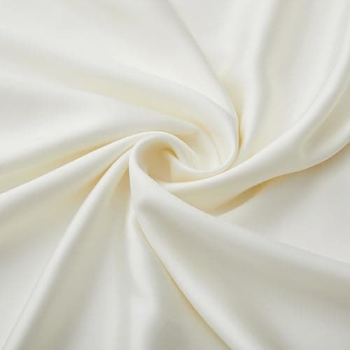 Luxury Bamboo Market | King Envelope Pillowcase Set | 100% Viscose Made from Bamboo | Organically Grown | Ultra Soft | Cooling | 2pcs [Opulent Ivory] 7