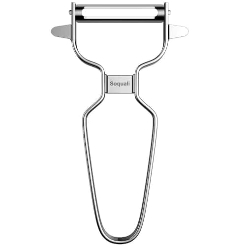 Vegetable Peeler Stainless Steel for Kitchen - Y Peeler Safe to Use, Veggie Potato Fruit Carrot Cucumber Peeler, Easy to Peel and Clean