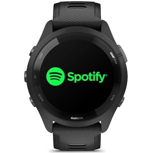 Garmin 010-02810-00 Forerunner 265 GPS Smartwatch Black/Powder Gray Bundle with Deco Essentials Exclusive CPS 26 Month Protection Pack 7