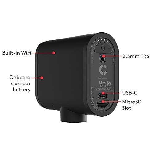 Logitech for Creators Mevo Start, Wireless Live Streaming Camera, 1080p HD Video Quality, Intelligent App Control, Stream via LTE or Wi-Fi - Black 6