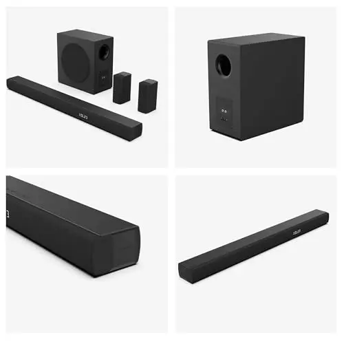 Hisense HS5100 5.1Ch Sound Bar with Wireless Subwoofer, 540W, Dolby Digital Plus, Bluetooth 5.3, EzPlay, Roku TV Ready, DTS: X, HDMI/AUX/ARC/Optical/USB (HS5100, 2024 Model) 15