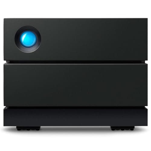 LaCie 2big RAID 16TB External Hard Drive Desktop HDD – USB-C, 7200 RPM Enterprise Class Drives, for Mac and PC Desktop, Rescue Services (STHJ16000800) 7