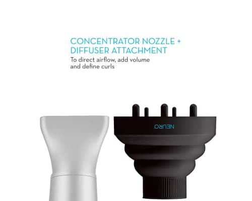 Neuro by Paul Mitchell Light Tourmaline Hair Dryer, Multiple Heat + Speed Settings, Cool Shot Button 6