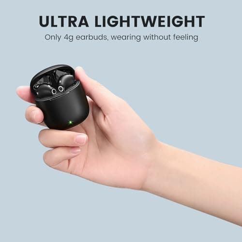 for Samsung Galaxy Wireless Earbuds S23 S24 S25 Ultra A35 A15 for iPhone 16 Pro 15 True Bluetooth 5.4 Headphones Ear Buds Noise Canceling in Ear Earphones,Deep Bass HiFi Stereo,Sweat Resistant,Mic 5