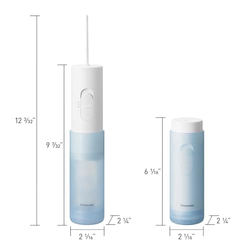 Panasonic Water Flosser for Travel, Cordless Portable Oral Irrigator with Two Water Pressure Settings, Collapsible Water Tank - EW-DJ11​-A 7