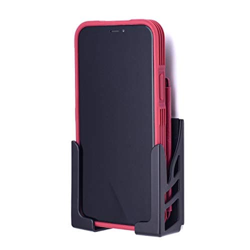 Dockem Koala Wall Mount 2XL: Damage-Free or Screw-in Universal Dock for Laptops, or Tablets and Smartphones with Thicker Cases (Black) 9