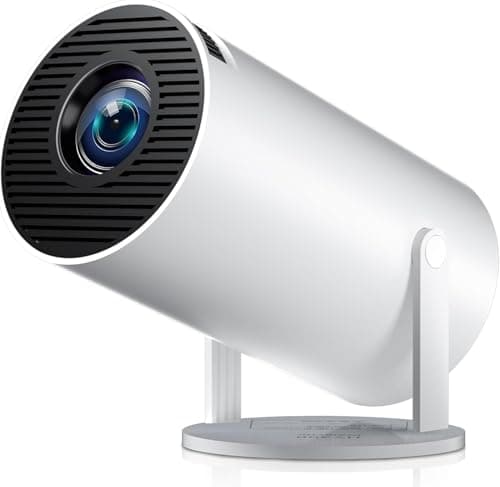 Smart 4K Projector WiFi Bluetooth - Salange Mini Projecteur, Short Throw Projector 1080P HD, Auto Keystone Correction, Android 11.0, Outdoor Movie Projector Portable [2024 HY300PRO]