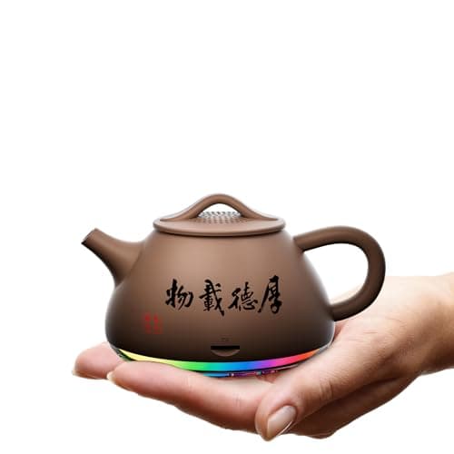 CHOUYONL Portable Mini Bluetooth Speaker Wireless, Cute Style, Little TF Card Speaker, Teapot Decor Kitchen Room Table Desk, Night Lights, Ideal Gift for Boy Girl Kids Teens Men Women