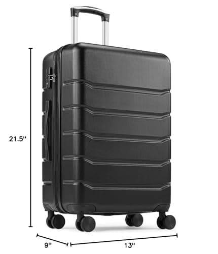 Carry-On Luggage, 20 inch Hard Shell Rolling Suitcase for Travel Expandable Lightweight with Spinner Wheels TSA Lock 8