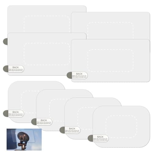 Dashcam Windshield Sticker, Sturdy CAR HUD Screen Sticker Film Easily Prevent Scratching & Falling, Durable and Reusable Windshield Applicator for On Dash Cam (8)