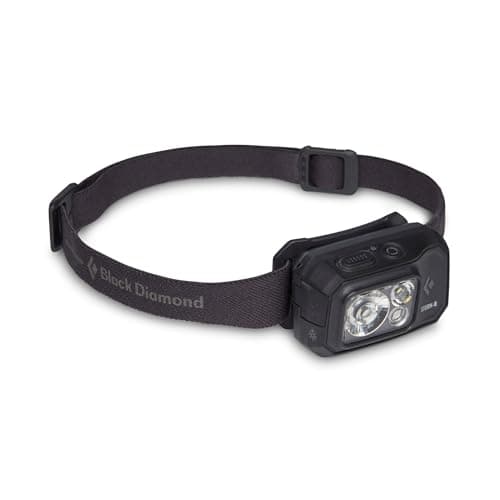BLACK DIAMOND Storm 500-R Rechargeable Headlamp | 500 Lumens Brightness | Micro-USB Charging | Waterproof & Compact | Camping, Hiking, Running | Black