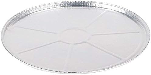 Pack of 12 Disposable Round Foil Pizza Pans – Durable Pizza Tray for Cookies, Cake, Focaccia and More – Size: 12-1/4" x 3/8"