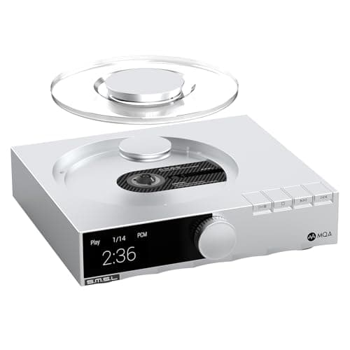 SMSL PL200T CD Player Self-Developed P.A.S.S. Servo Sys Transport CD Player Support Clock Input MQA-CD Full Decoding 32bit/768kHz DSD512 USB/CD Input Optical/Coaxial/I2S/AES/EBU Output