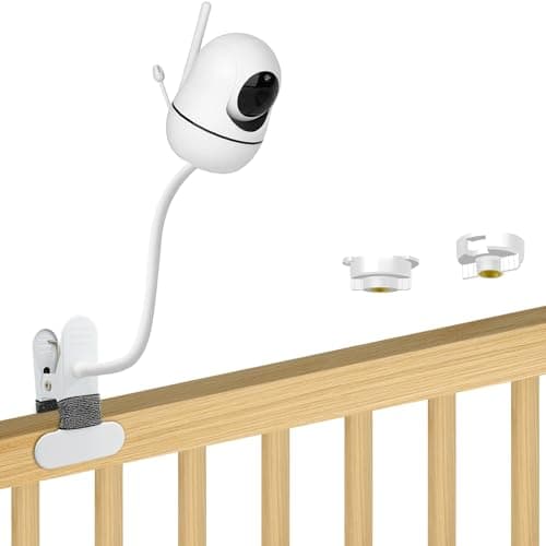 SZAOYU 15.7 inches Baby Monitor Mount Compatible with HelloBaby HB6560/HB65/HB6550/HB6550 pro/HB66/HB248,ANMEATE SM935E Baby Monitor Camera Flexible Clip Clamp Mount Long Gooseneck Arm