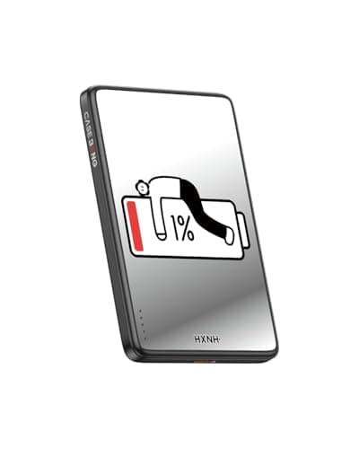 CASEBANG Magnetic Battery Pack,5000 mAh Portable Power Bank, Wireless Charging with Type C Input Output Ultra Slim for iPhone 16/15/14/13/12/ All Series, 1%