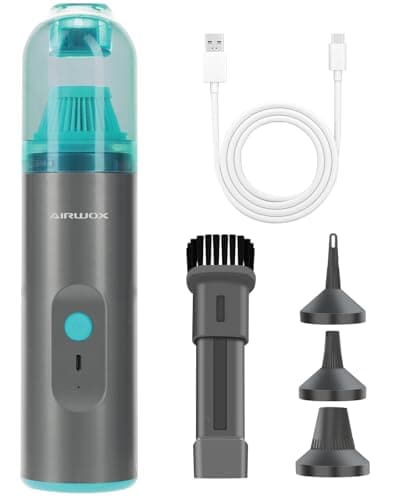 AIRWOX Cordless Handheld Vacuum, 13000Pa High Power Car Vacuum with Brushless Motor and Blower Accessories, for Home and Car Use