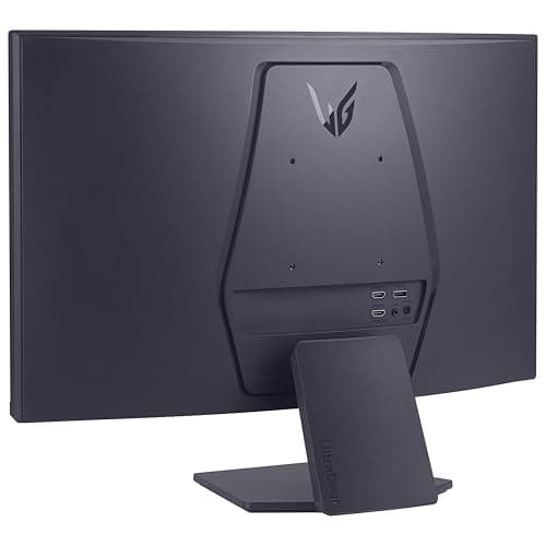 LG 27GS60QC-B Ultragear Curved Gaming Monitor 27-Inch QHD (2560x1440) 180Hz 1ms 1000R AMD FreeSync HDR10 HDMIx2 DisplayPort Borderless Design Black Stabilizer DAS Crosshair FPS Counter 10