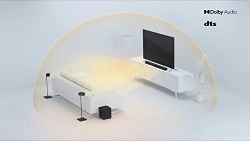 VIZIO V-Series 5.1 Home Theater Sound Bar with Dolby Audio, Bluetooth, Wireless Subwoofer, Voice Assistant Compatible, Includes Remote Control - V51x-J6 5