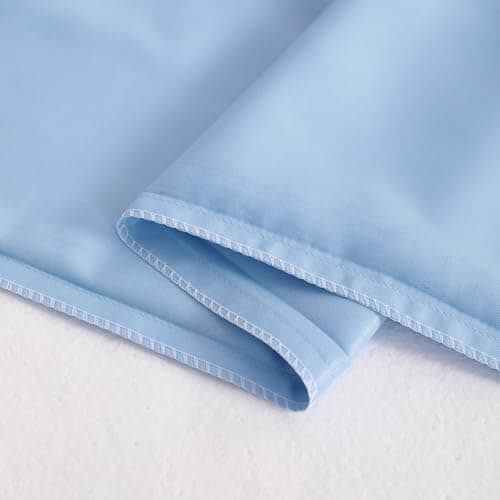 Organictune Microfiber Pillow Cases Standard Set of 2 with Envelope Closure Shrinkage and Fade Resistant Pillowcases(Sky Blue,20x26 Inches) 5