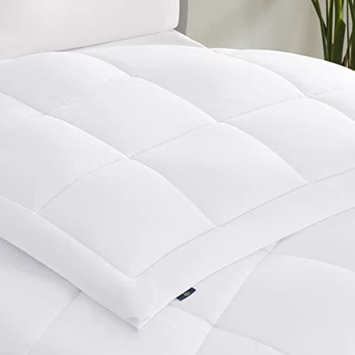 Serta ComfortSure Down Alternative Comforter, Soft Box Stitched Duvet Insert, Quilted Full Comforter with 4 Corner Tabs, All Season Bedding, White 5