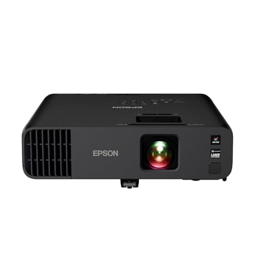 Epson Pro EX10000 3-Chip 3LCD Full HD 1080p, Wireless Laser Projector 4,500 Lumens Equal Color and White Brightness, Miracast, 2 HDMI Ports, Built-in 16W Speaker