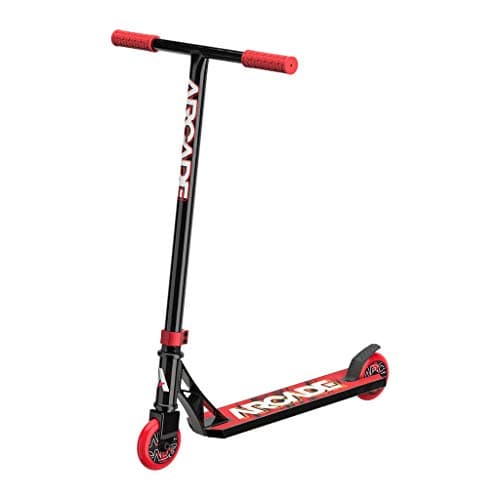 ARCADE Rogue BMX Pro Scooter - Skatepark Tricks for Kids & Pre Teens Ages 7+ - Beginner Stunt Scooter for Boys & Girls - Monopatin (Red/Black)