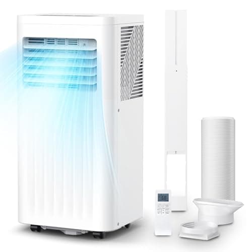 Joy Pebble Portable Air Conditioner,8000BTU Portable AC Unit for Room Cools up to 350 sq.ft, 3 In 1 Air Conditioner with Cool,Fan and Dehumidifier, Remote Control&24Hour Timer