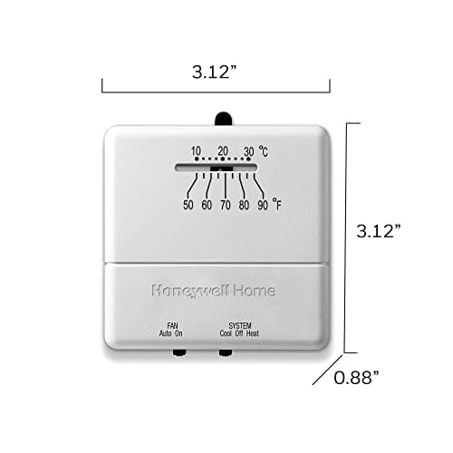 Honeywell Home CT31A1003 Heat/Cool Non-Programmable Thermostat, Beige 8